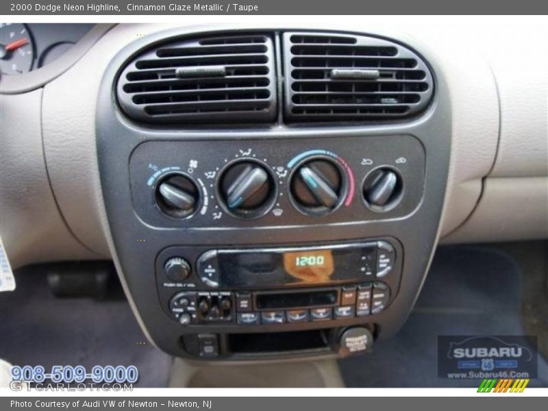Cinnamon Glaze Metallic / Taupe 2000 Dodge Neon Highline