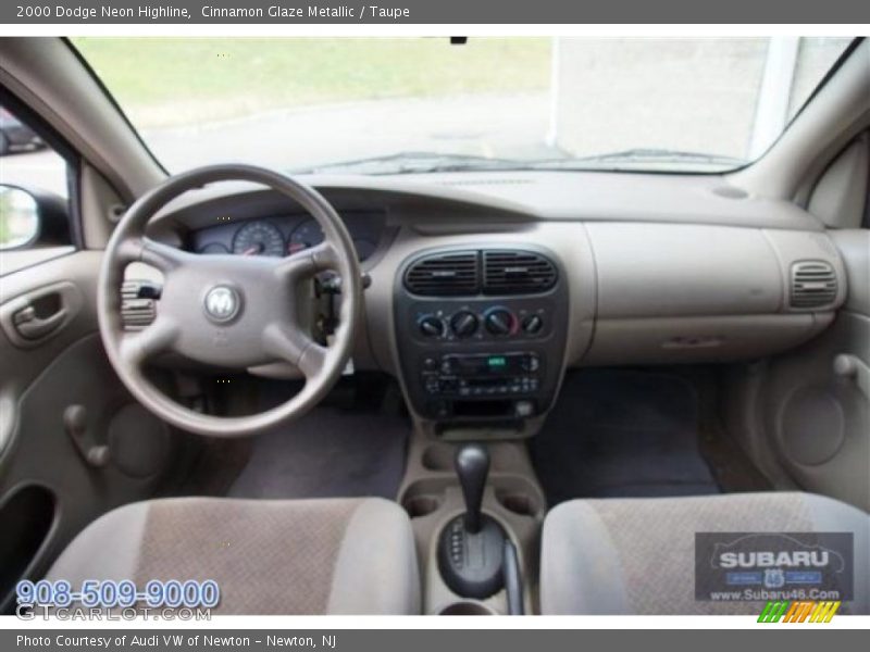 Cinnamon Glaze Metallic / Taupe 2000 Dodge Neon Highline