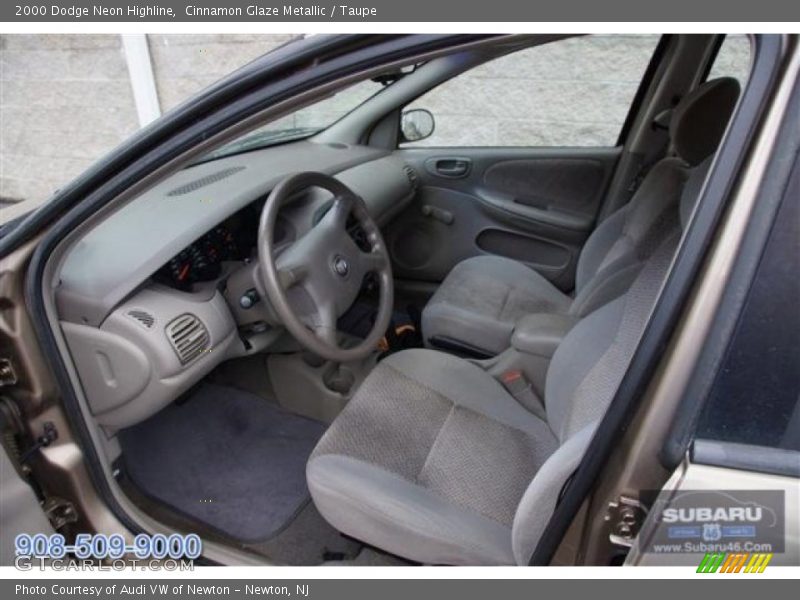 Cinnamon Glaze Metallic / Taupe 2000 Dodge Neon Highline