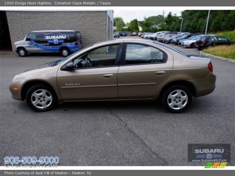 Cinnamon Glaze Metallic / Taupe 2000 Dodge Neon Highline