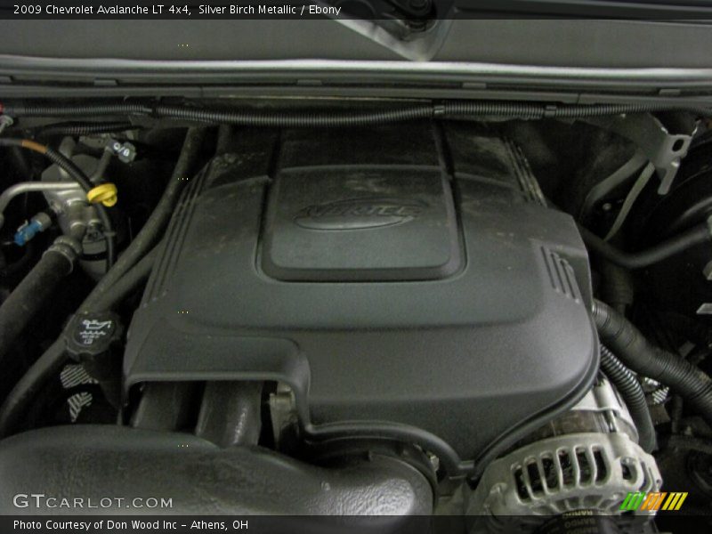 Silver Birch Metallic / Ebony 2009 Chevrolet Avalanche LT 4x4