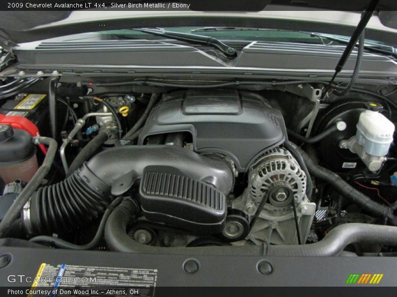 Silver Birch Metallic / Ebony 2009 Chevrolet Avalanche LT 4x4