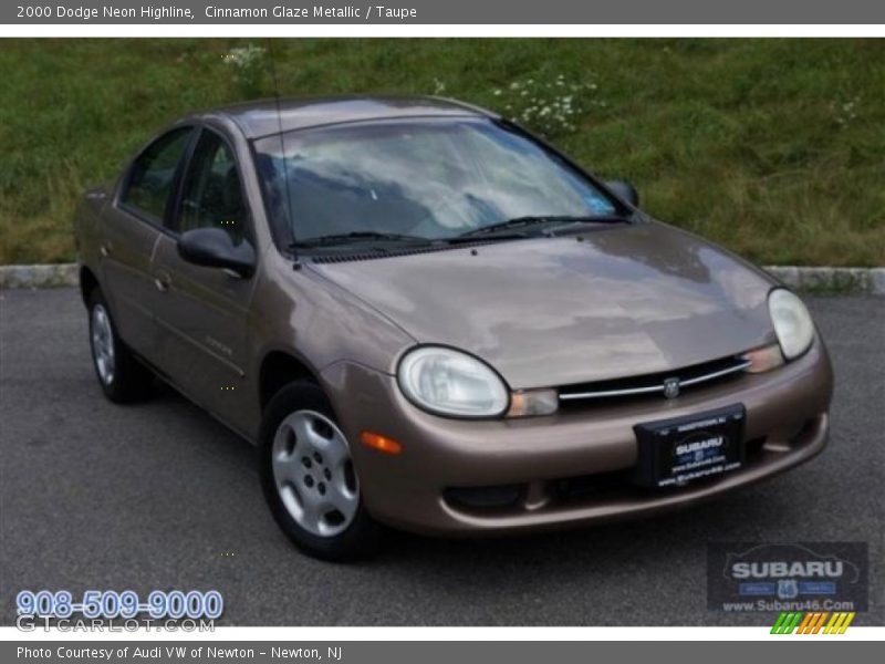 Cinnamon Glaze Metallic / Taupe 2000 Dodge Neon Highline