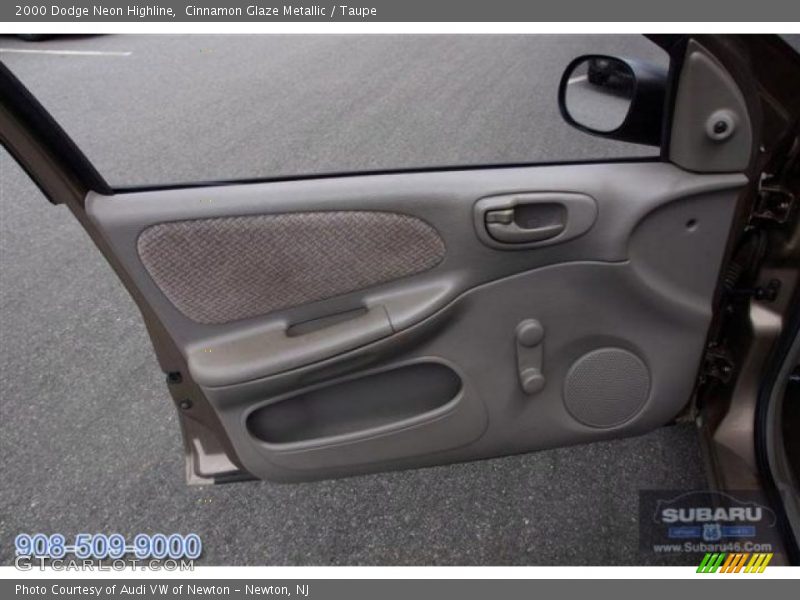 Cinnamon Glaze Metallic / Taupe 2000 Dodge Neon Highline