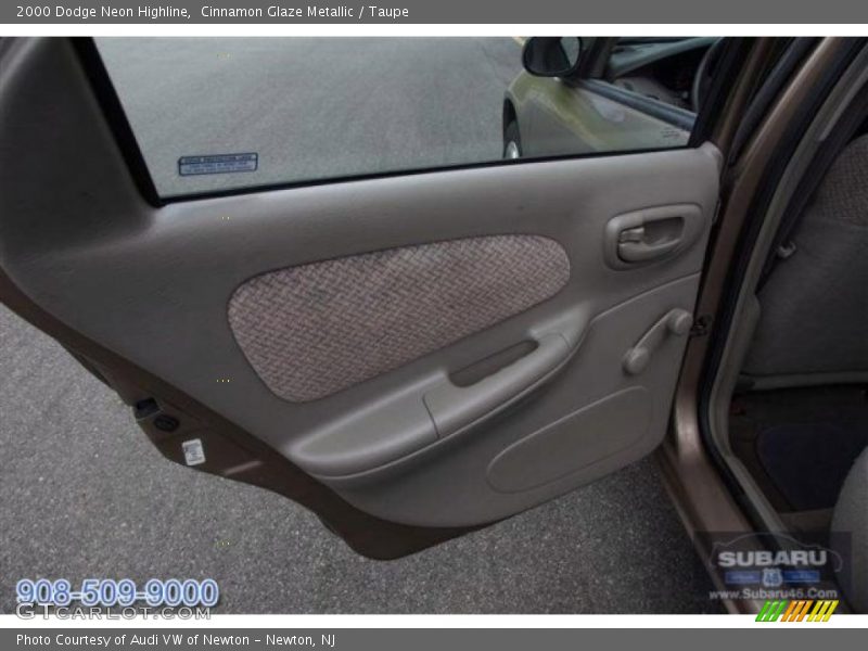 Cinnamon Glaze Metallic / Taupe 2000 Dodge Neon Highline
