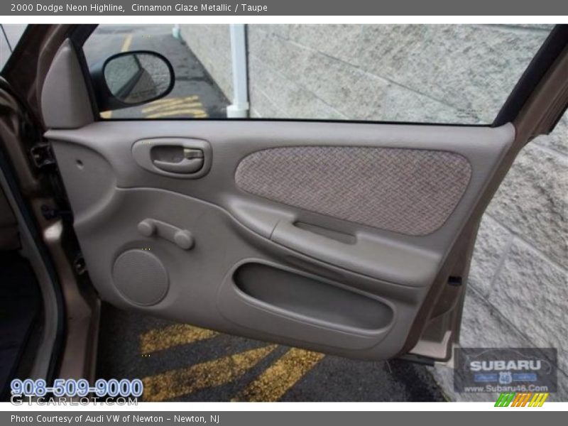 Cinnamon Glaze Metallic / Taupe 2000 Dodge Neon Highline