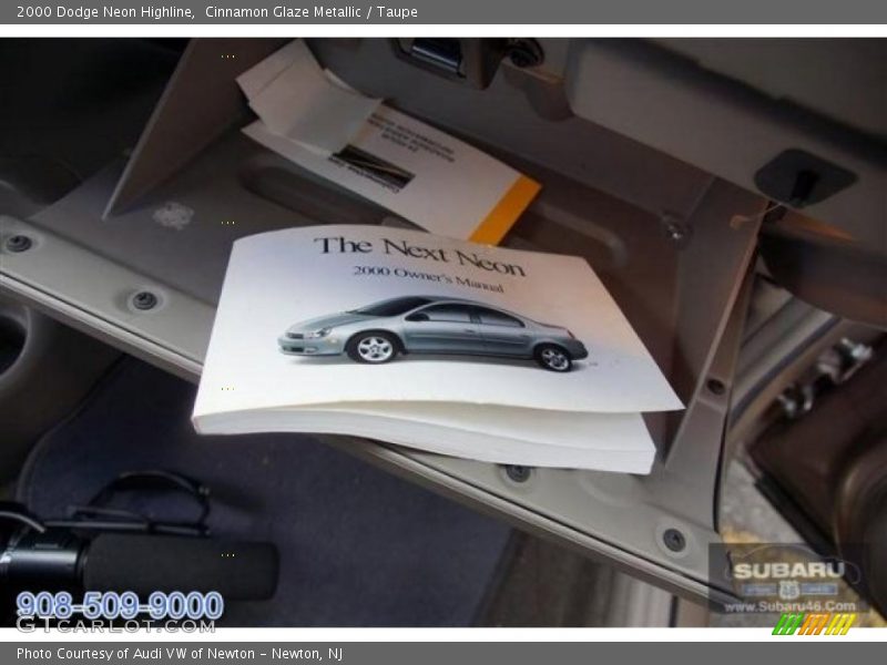 Cinnamon Glaze Metallic / Taupe 2000 Dodge Neon Highline