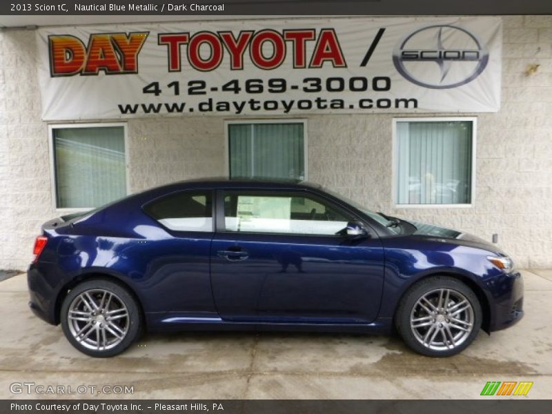 Nautical Blue Metallic / Dark Charcoal 2013 Scion tC