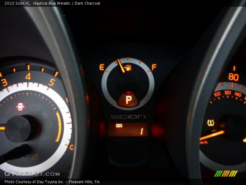 Nautical Blue Metallic / Dark Charcoal 2013 Scion tC