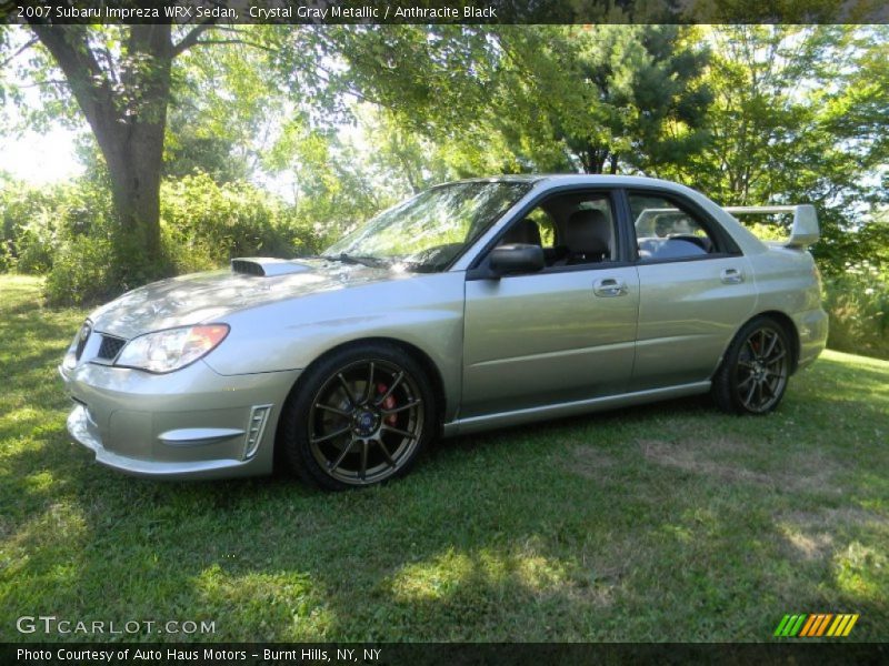 Crystal Gray Metallic / Anthracite Black 2007 Subaru Impreza WRX Sedan
