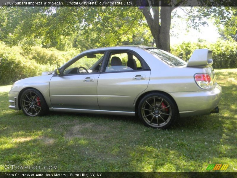 Crystal Gray Metallic / Anthracite Black 2007 Subaru Impreza WRX Sedan