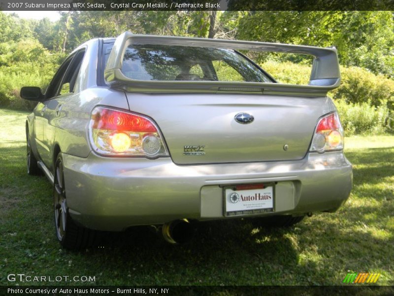 Crystal Gray Metallic / Anthracite Black 2007 Subaru Impreza WRX Sedan