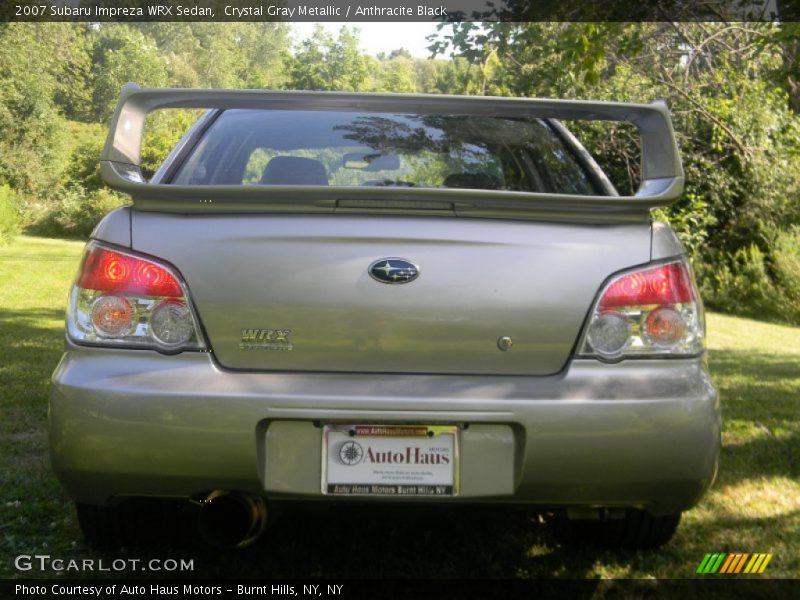 Crystal Gray Metallic / Anthracite Black 2007 Subaru Impreza WRX Sedan