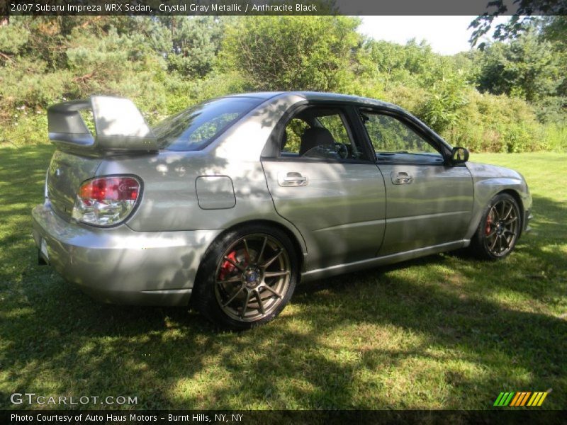 Crystal Gray Metallic / Anthracite Black 2007 Subaru Impreza WRX Sedan