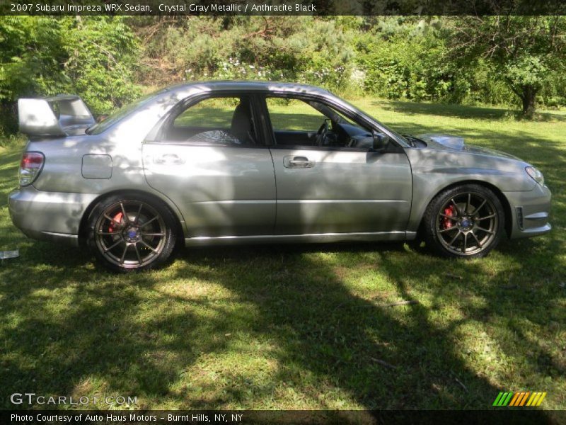Crystal Gray Metallic / Anthracite Black 2007 Subaru Impreza WRX Sedan