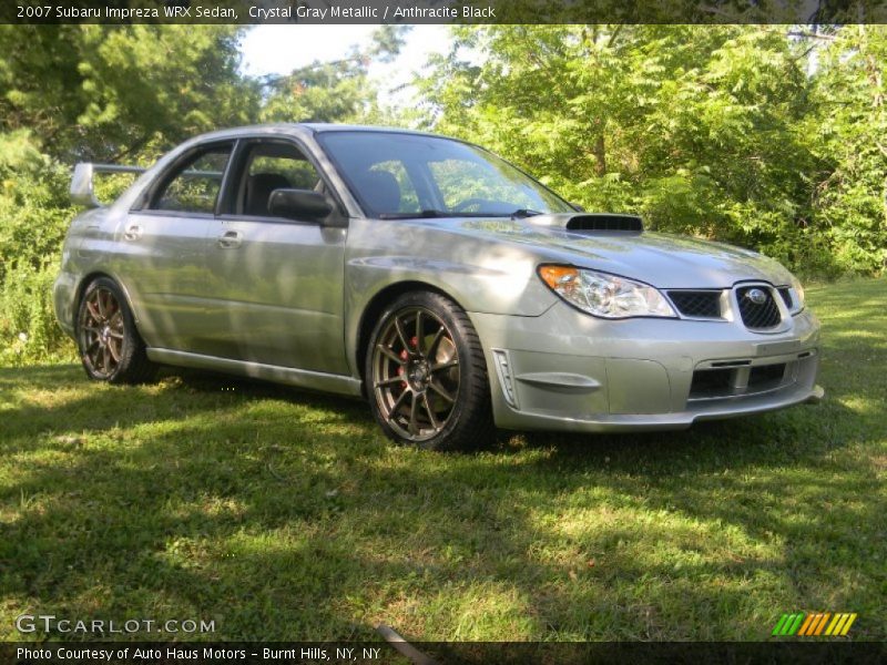 Crystal Gray Metallic / Anthracite Black 2007 Subaru Impreza WRX Sedan