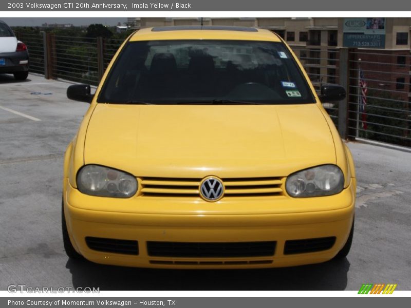 Imola Yellow / Black 2003 Volkswagen GTI 20th Anniversary