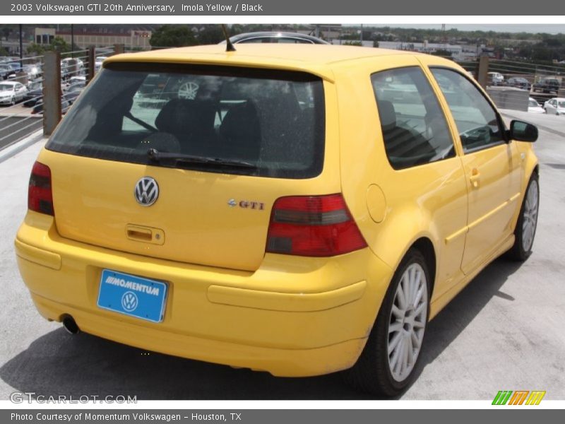Imola Yellow / Black 2003 Volkswagen GTI 20th Anniversary
