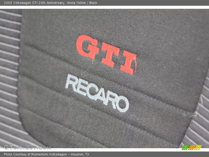 Imola Yellow / Black 2003 Volkswagen GTI 20th Anniversary