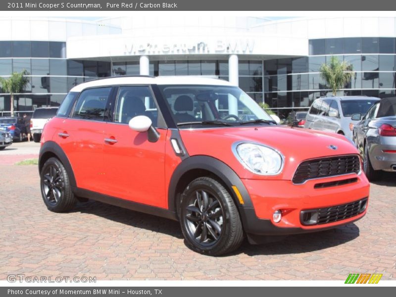 Pure Red / Carbon Black 2011 Mini Cooper S Countryman