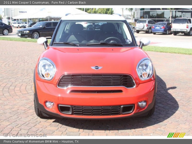 Pure Red / Carbon Black 2011 Mini Cooper S Countryman