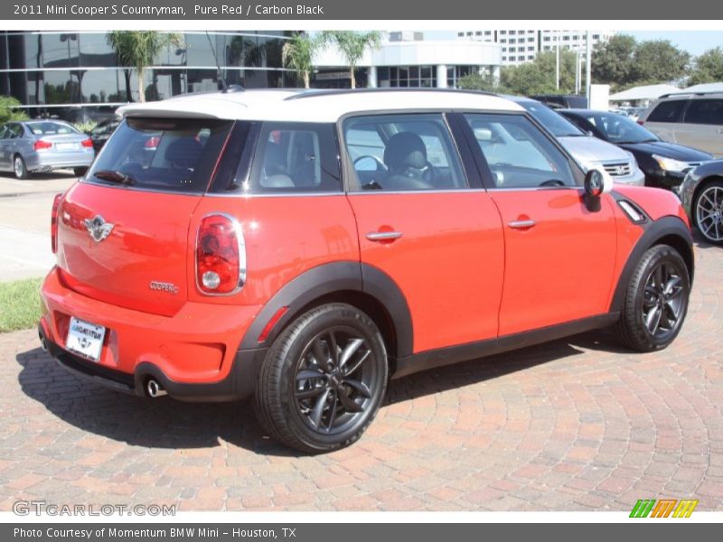 Pure Red / Carbon Black 2011 Mini Cooper S Countryman