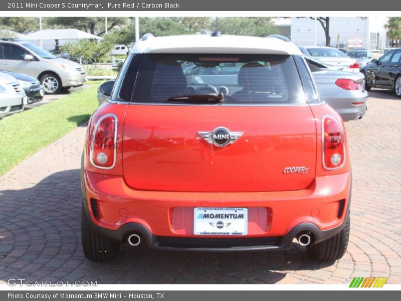 Pure Red / Carbon Black 2011 Mini Cooper S Countryman