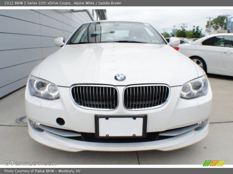 Alpine White / Saddle Brown 2012 BMW 3 Series 335i xDrive Coupe