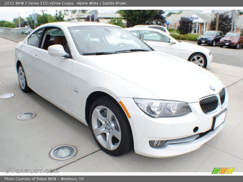 Front 3/4 View of 2012 3 Series 335i xDrive Coupe