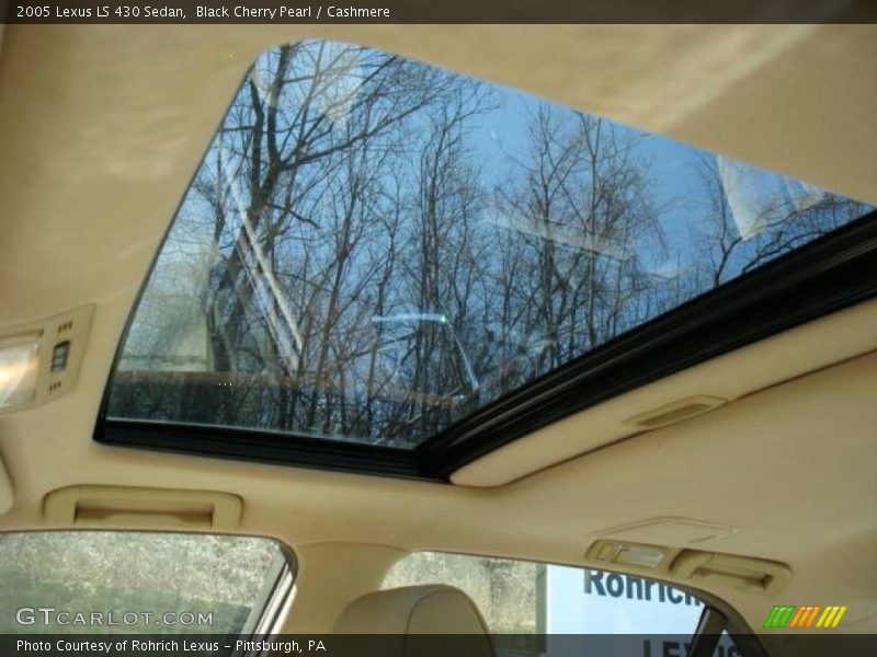 Black Cherry Pearl / Cashmere 2005 Lexus LS 430 Sedan
