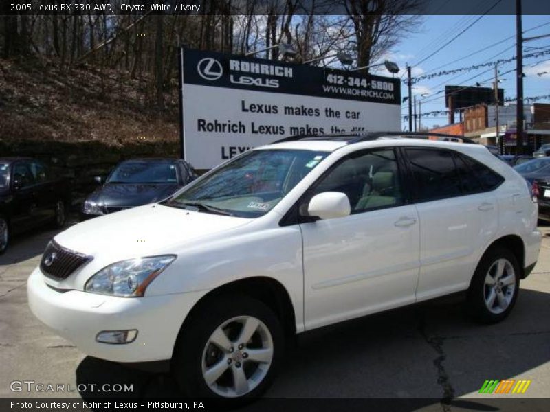 Crystal White / Ivory 2005 Lexus RX 330 AWD