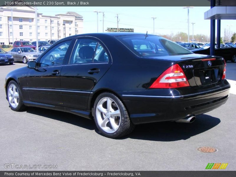 Black / Black 2006 Mercedes-Benz C 230 Sport