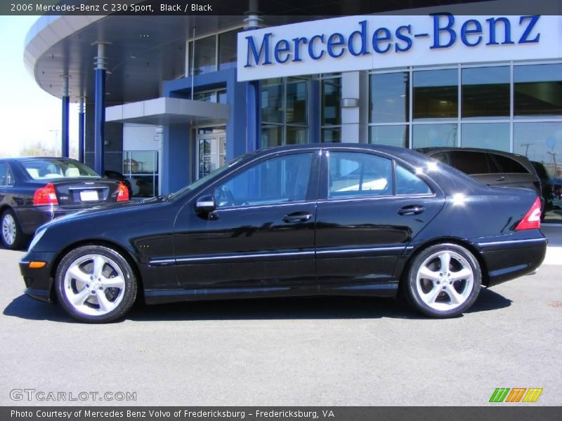 Black / Black 2006 Mercedes-Benz C 230 Sport
