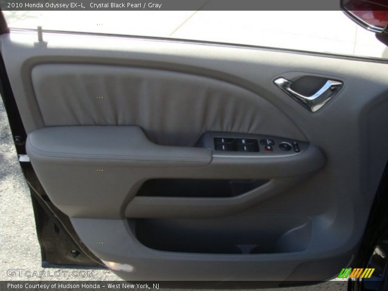 Crystal Black Pearl / Gray 2010 Honda Odyssey EX-L