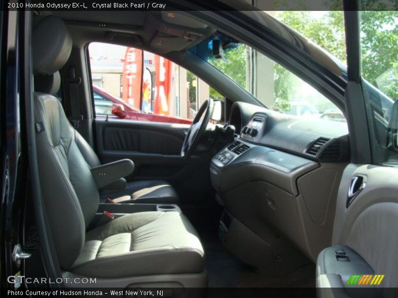Crystal Black Pearl / Gray 2010 Honda Odyssey EX-L