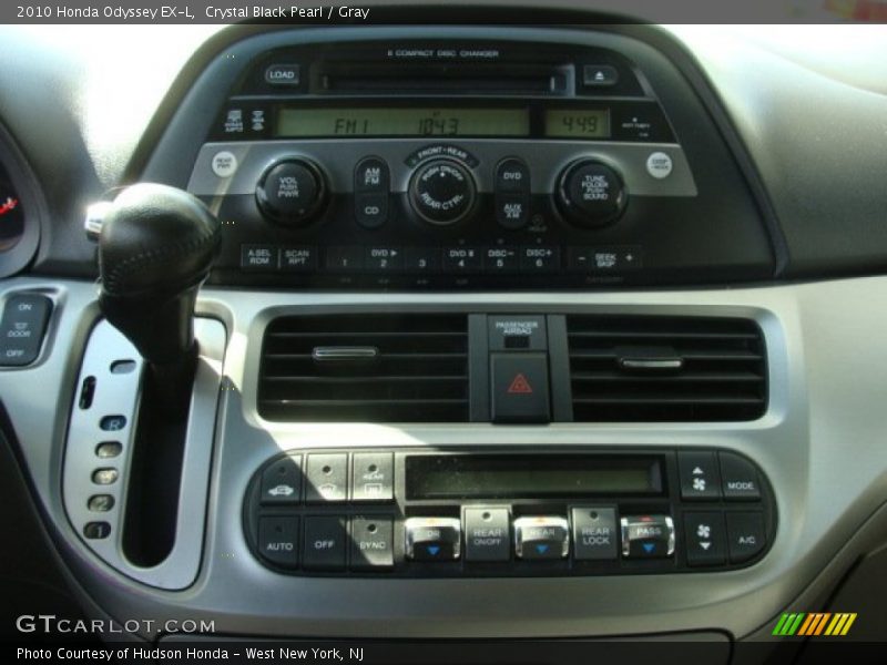 Crystal Black Pearl / Gray 2010 Honda Odyssey EX-L