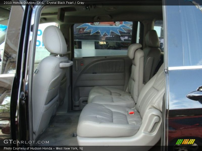 Crystal Black Pearl / Gray 2010 Honda Odyssey EX-L