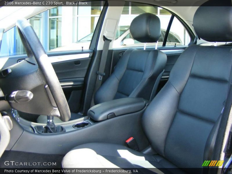 Black / Black 2006 Mercedes-Benz C 230 Sport