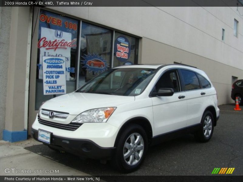 Taffeta White / Gray 2009 Honda CR-V EX 4WD