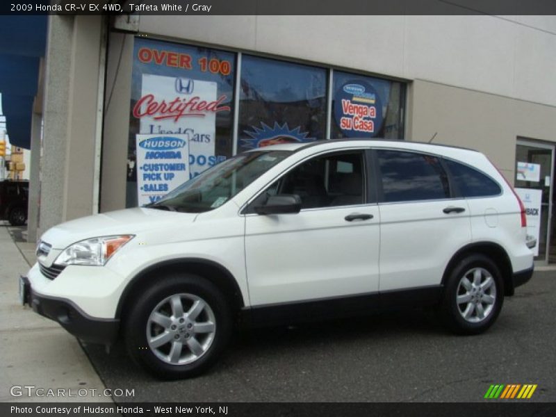 Taffeta White / Gray 2009 Honda CR-V EX 4WD