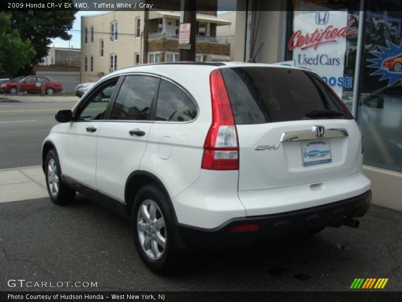 Taffeta White / Gray 2009 Honda CR-V EX 4WD