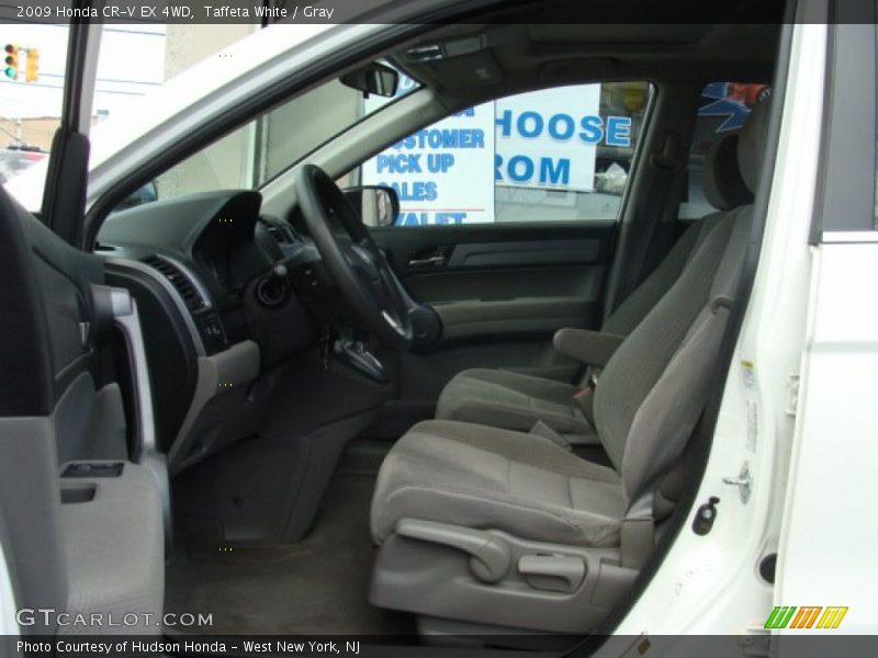 Taffeta White / Gray 2009 Honda CR-V EX 4WD