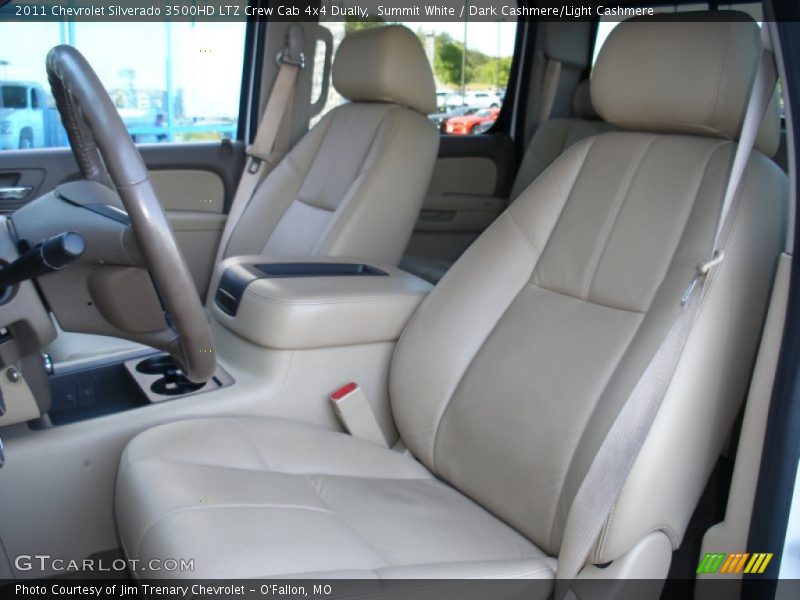 Summit White / Dark Cashmere/Light Cashmere 2011 Chevrolet Silverado 3500HD LTZ Crew Cab 4x4 Dually