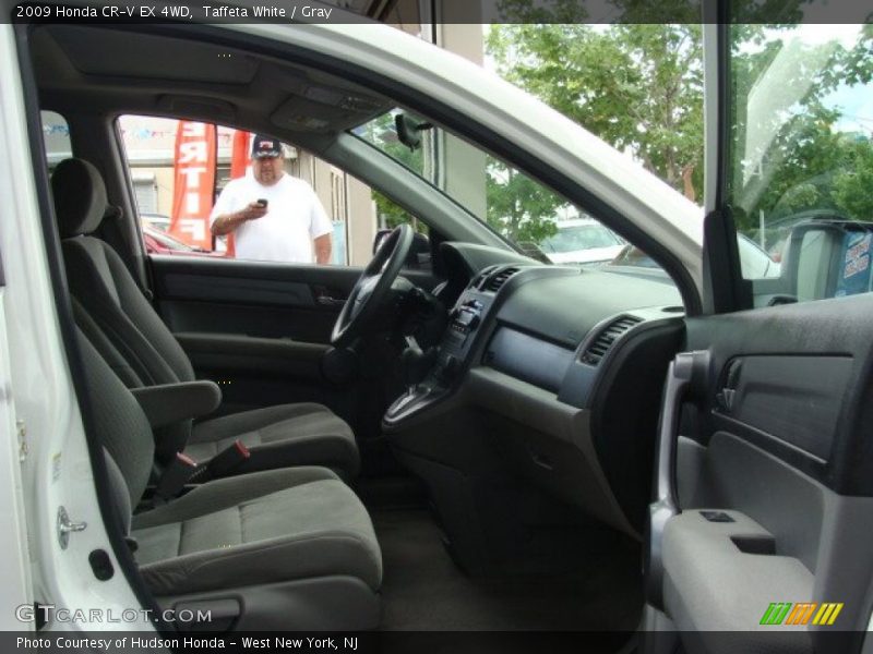 Taffeta White / Gray 2009 Honda CR-V EX 4WD