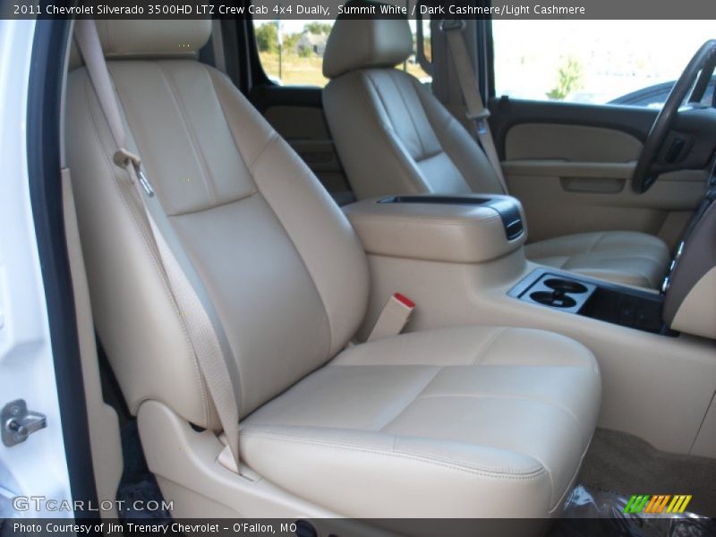 Summit White / Dark Cashmere/Light Cashmere 2011 Chevrolet Silverado 3500HD LTZ Crew Cab 4x4 Dually