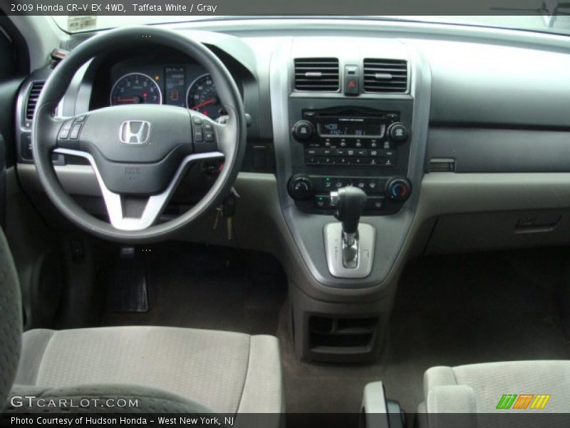 Taffeta White / Gray 2009 Honda CR-V EX 4WD