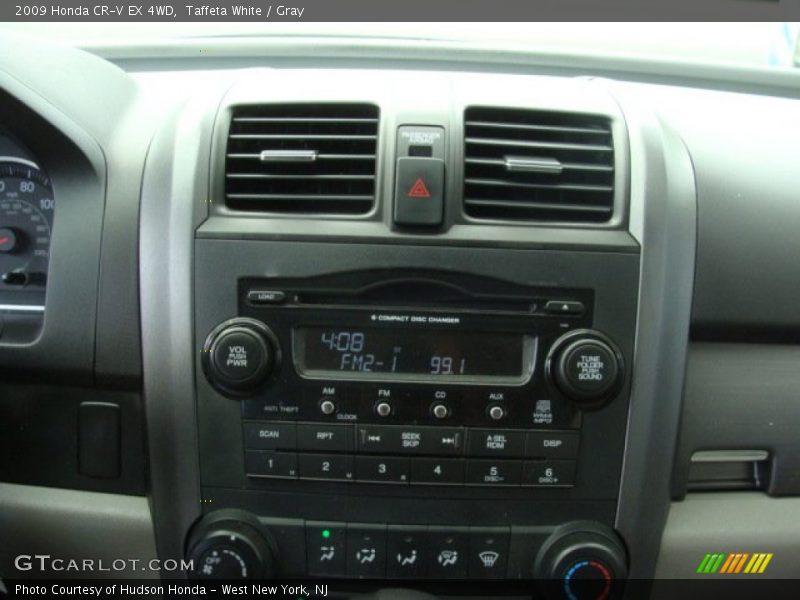 Taffeta White / Gray 2009 Honda CR-V EX 4WD