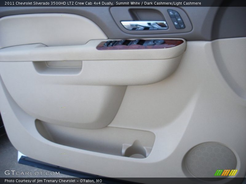 Summit White / Dark Cashmere/Light Cashmere 2011 Chevrolet Silverado 3500HD LTZ Crew Cab 4x4 Dually