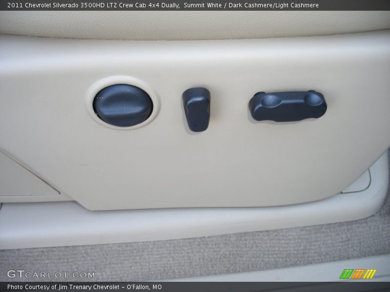 Summit White / Dark Cashmere/Light Cashmere 2011 Chevrolet Silverado 3500HD LTZ Crew Cab 4x4 Dually
