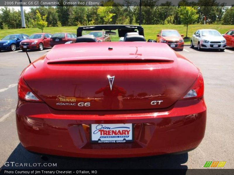 Crimson Red / Ebony 2006 Pontiac G6 GT Convertible